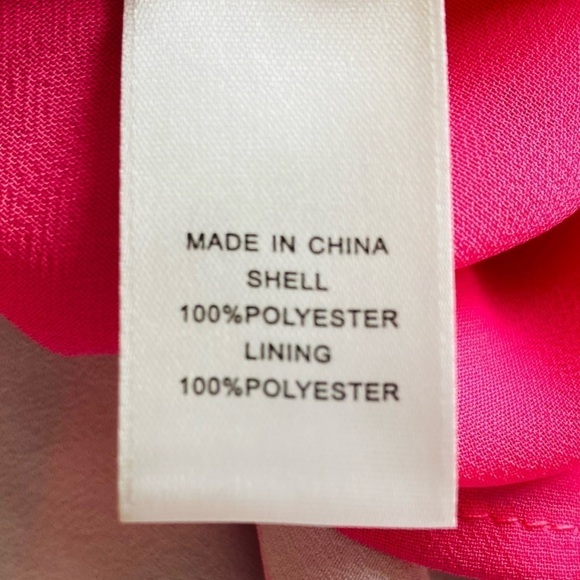 CeCe New Size 2 Jordyn Dress Bright Pink Sleeveless Open Back Floral A Line - Picture 10 of 14